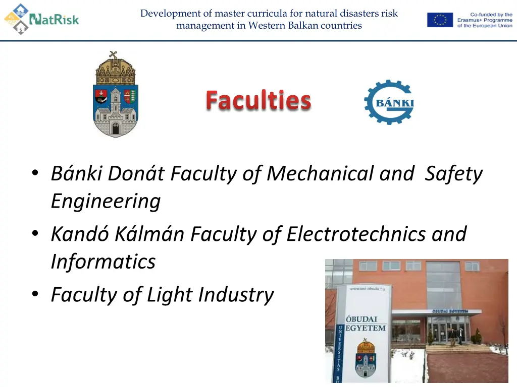 development of master curricula for natural 4