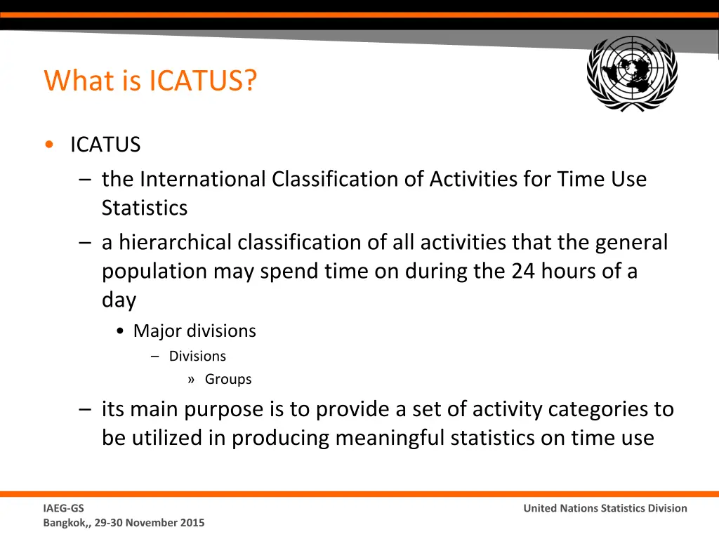 what is icatus