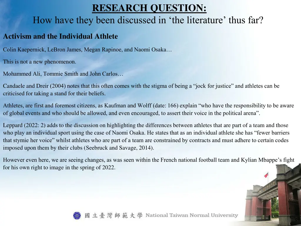 research question