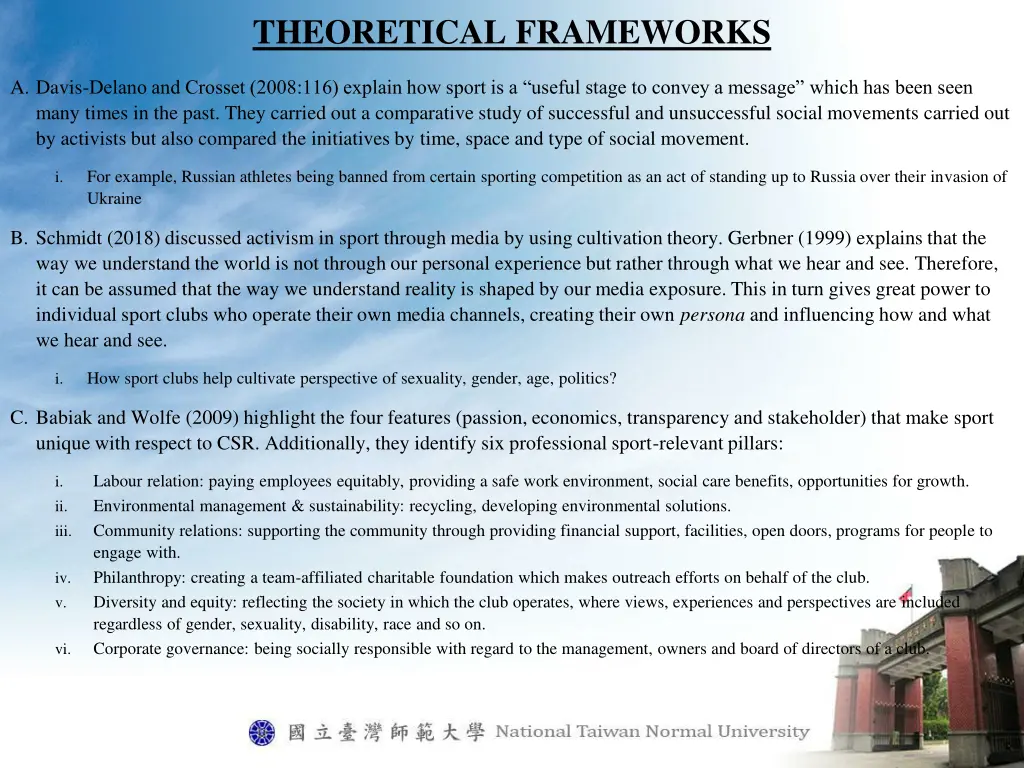 theoretical frameworks