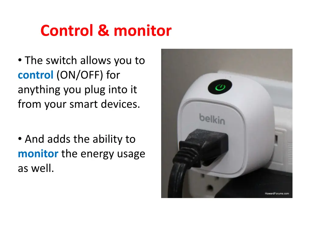 control monitor