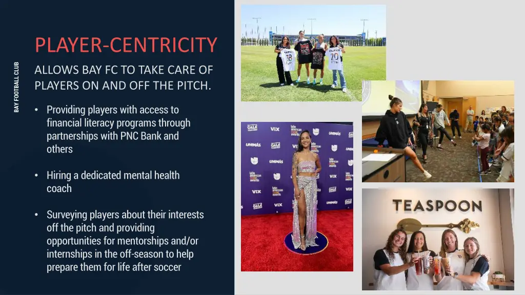 bay football club player centricity providing