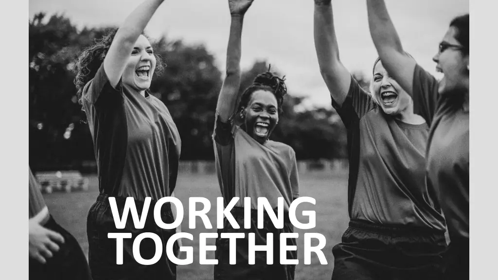 working together