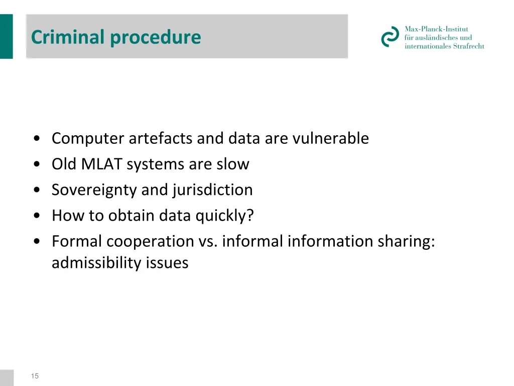 criminal procedure