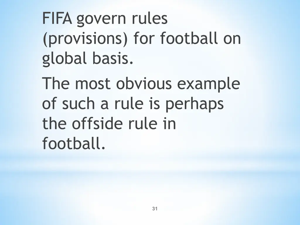 fifa govern rules provisions for football