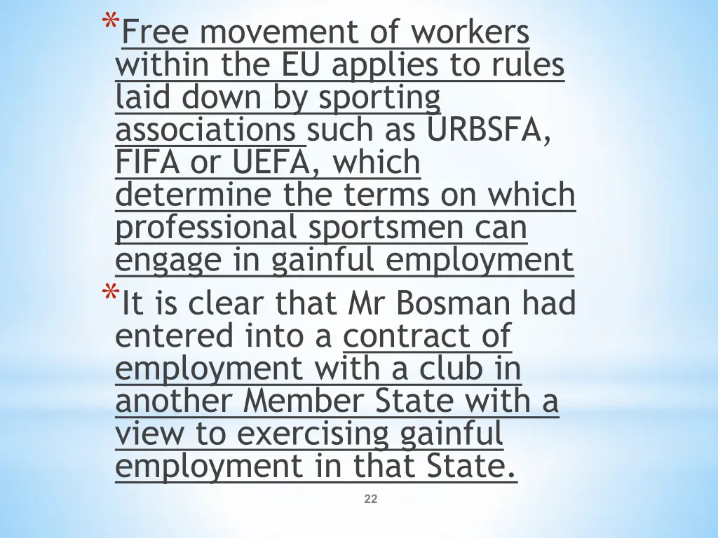 free movement of workers within the eu applies