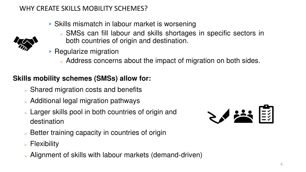 why create skills mobility schemes