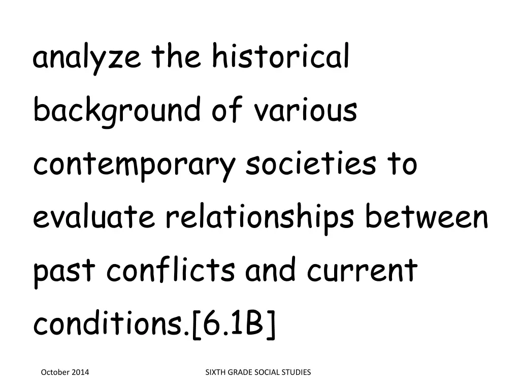 analyze the historical background of various