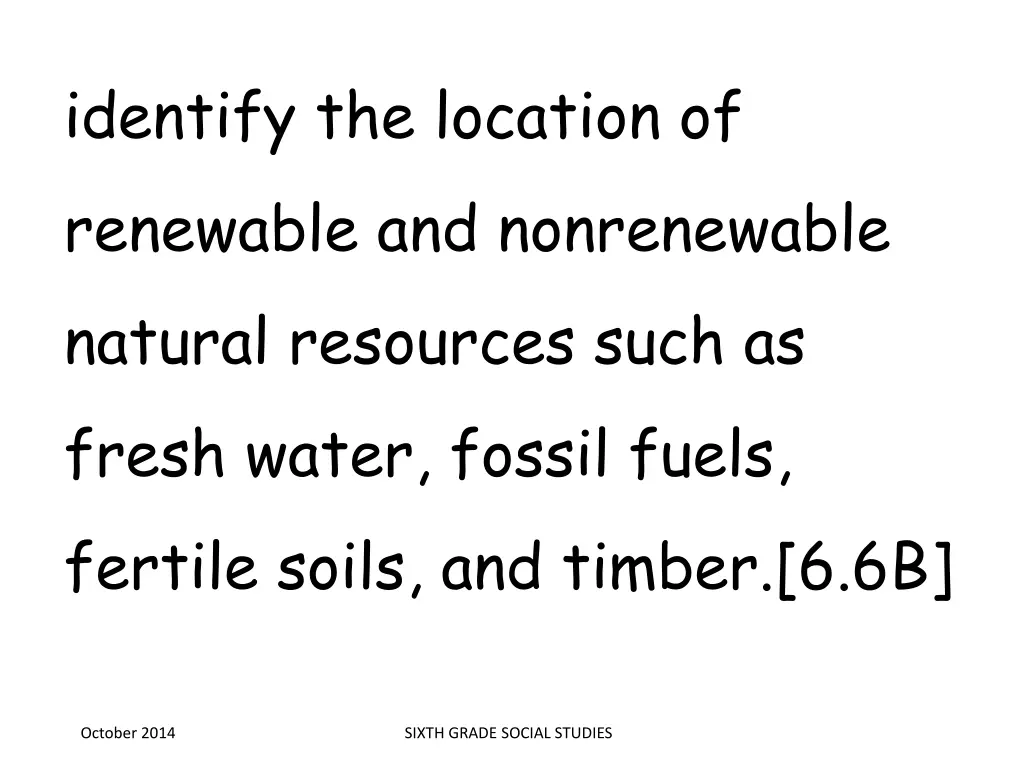 identify the location of renewable