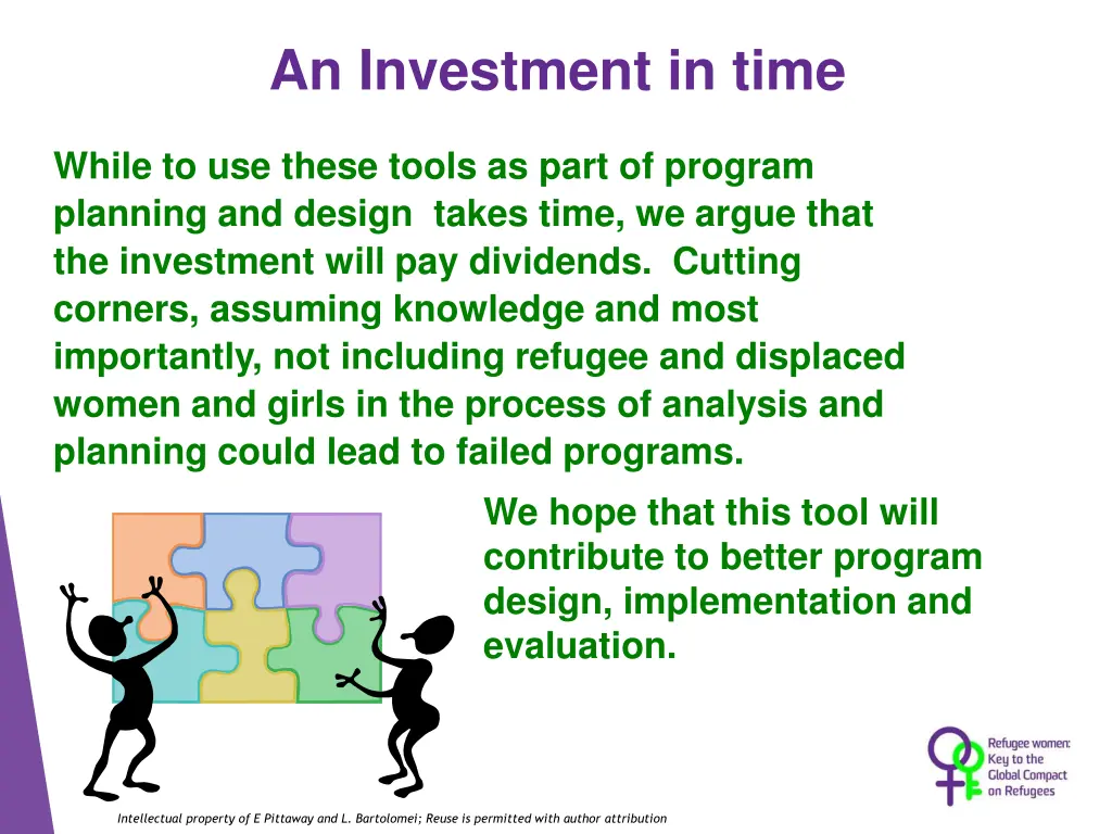 an investment in time