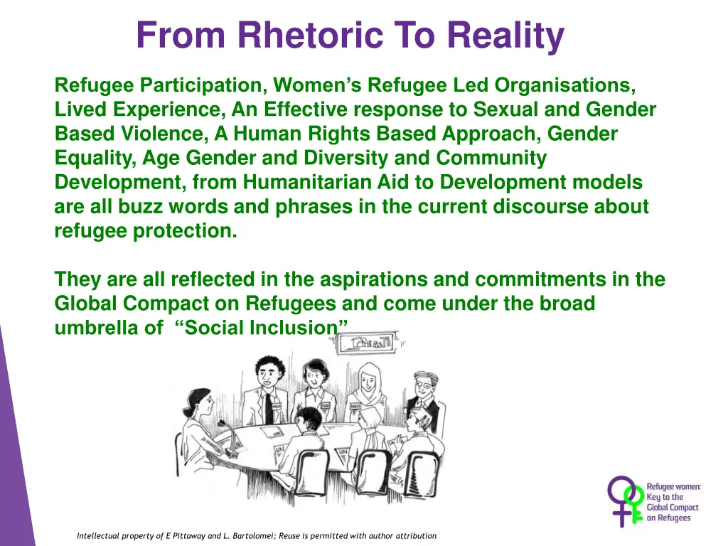 from rhetoric to reality