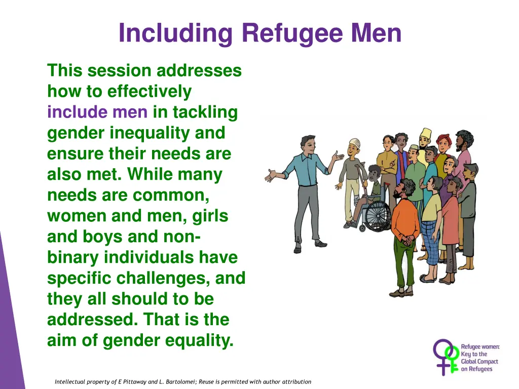 including refugee men