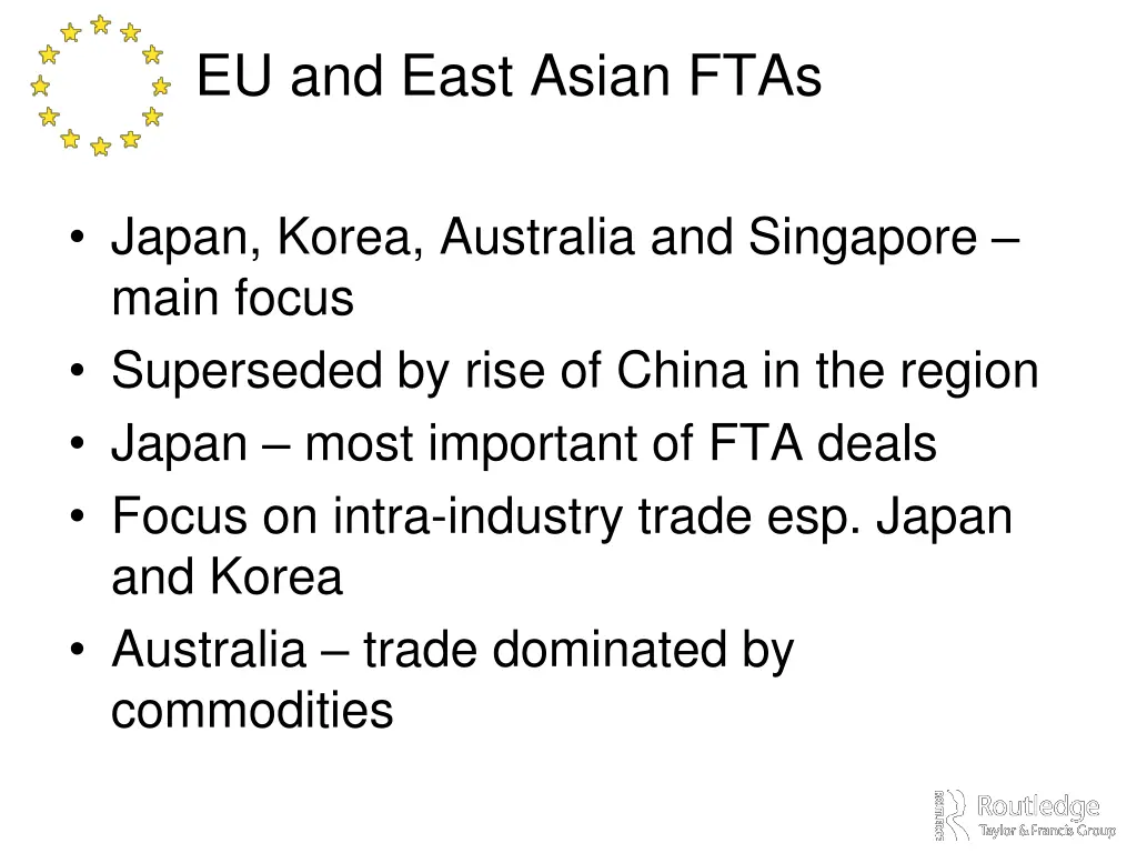 eu and east asian ftas