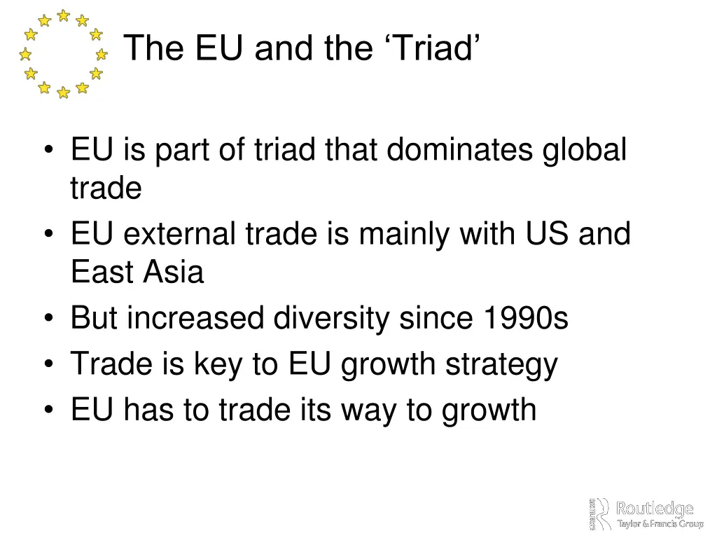 the eu and the triad