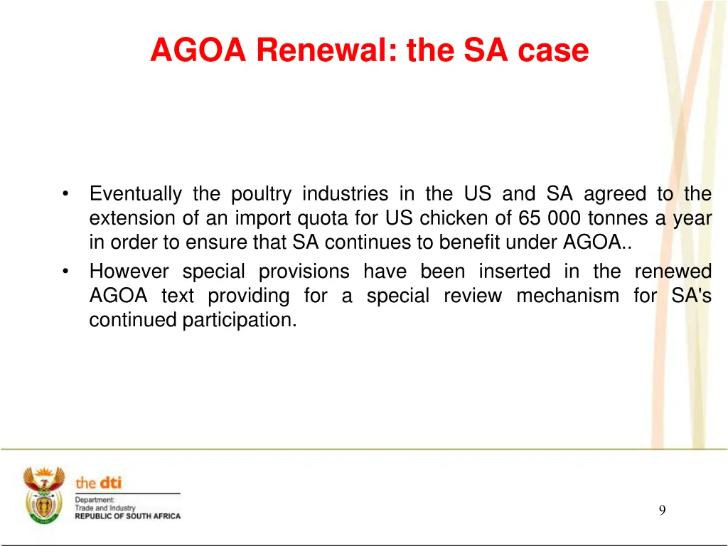 agoa renewal the sa case 1