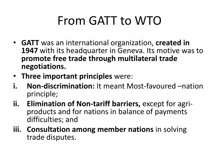 from gatt to wto