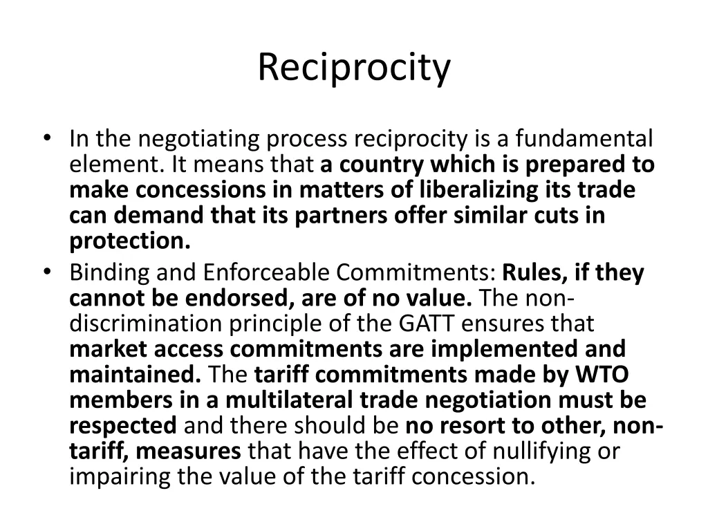 reciprocity
