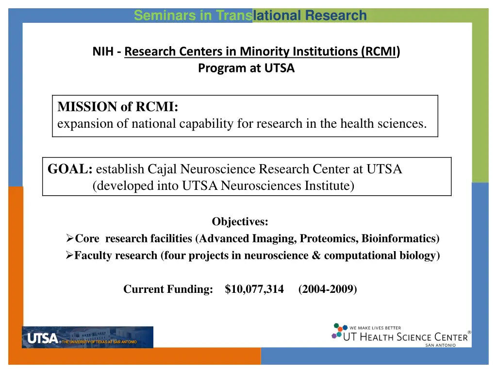 seminars in translational research 16