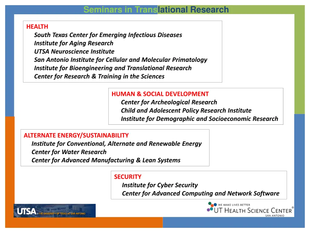 seminars in translational research 6