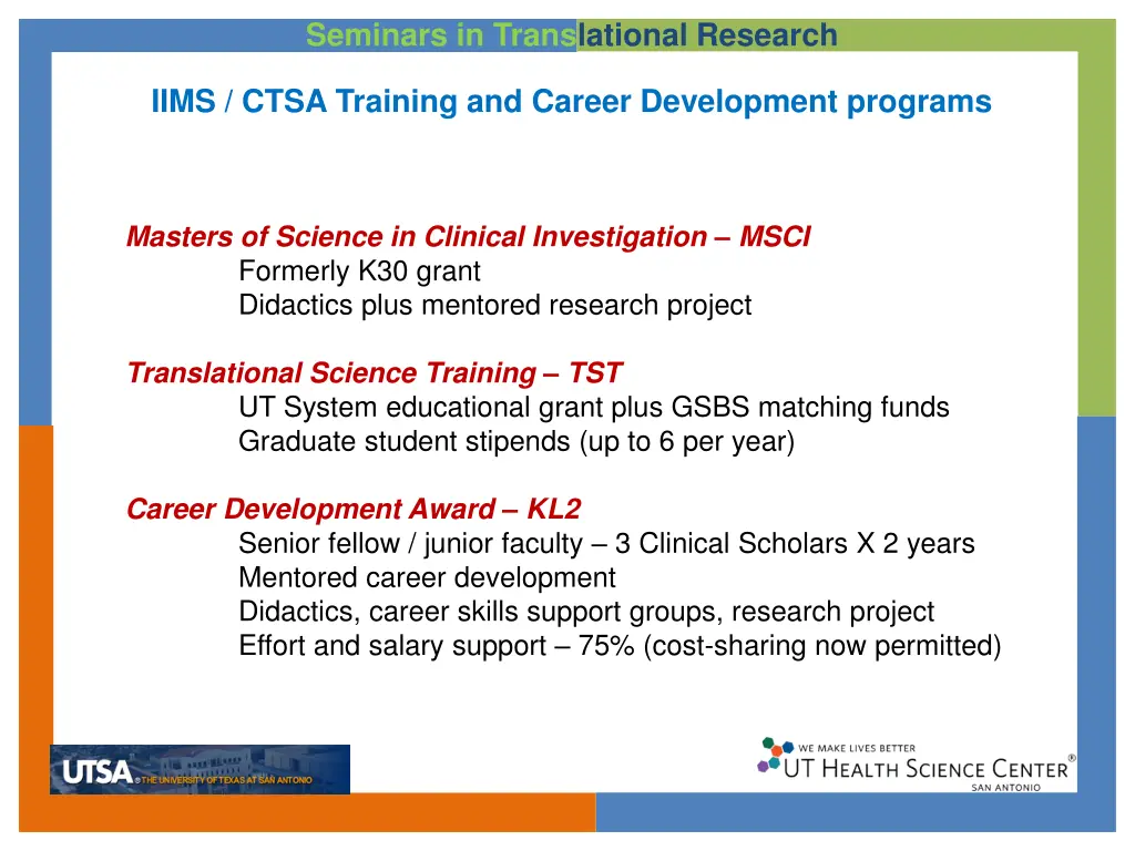 seminars in translational research 9