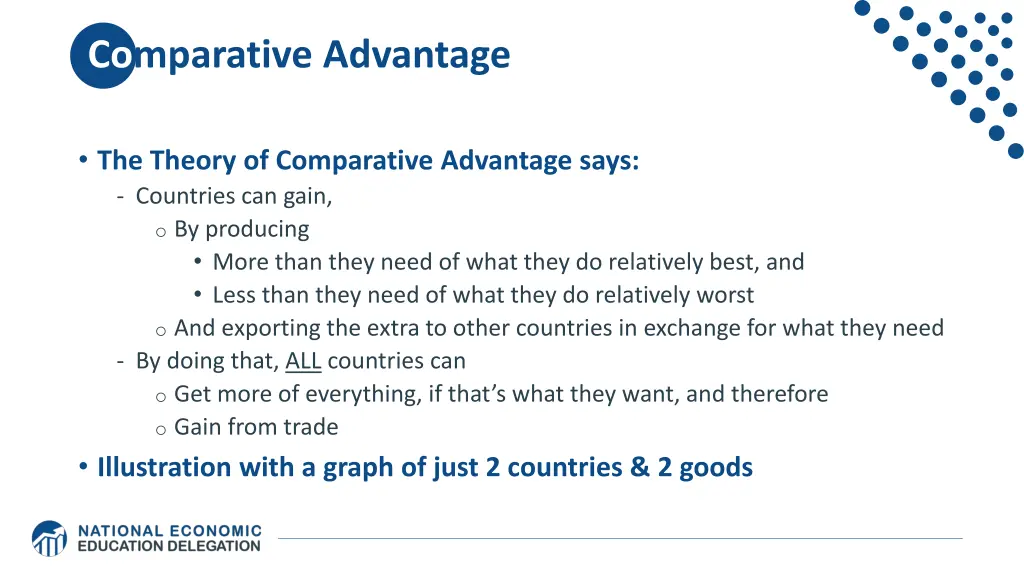 comparative advantage