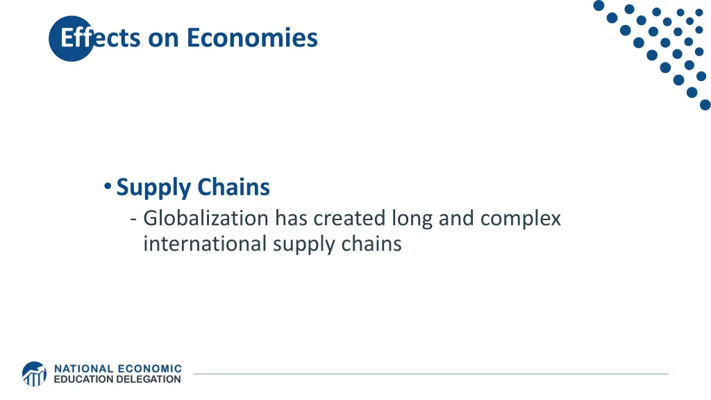 effects on economies