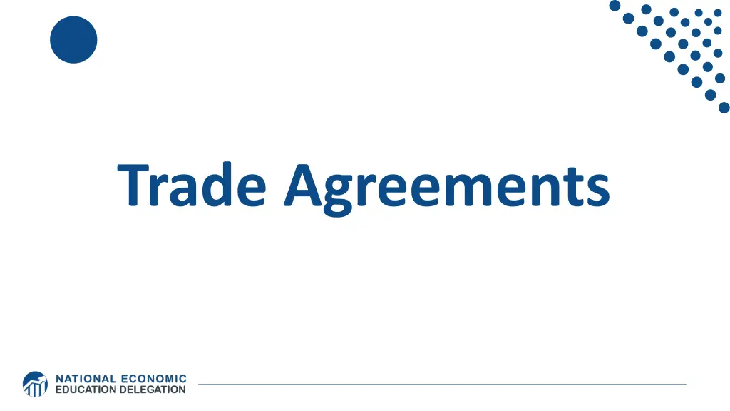 trade agreements