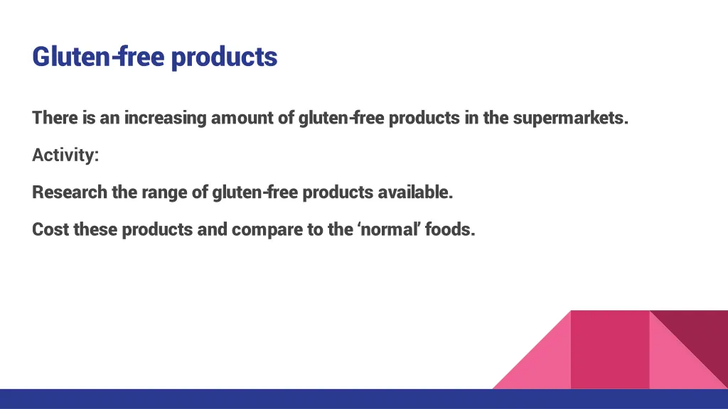 gluten free products
