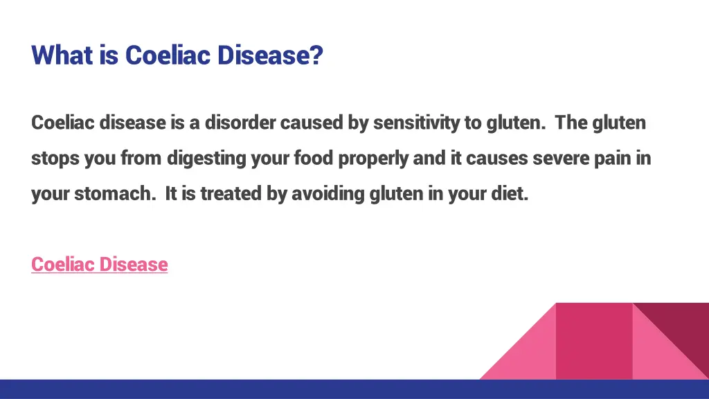 what is coeliac disease