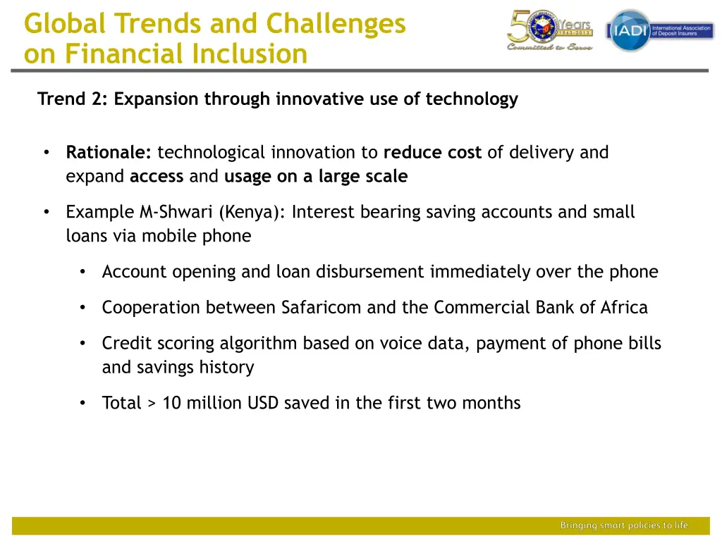 global trends and challenges on financial 2