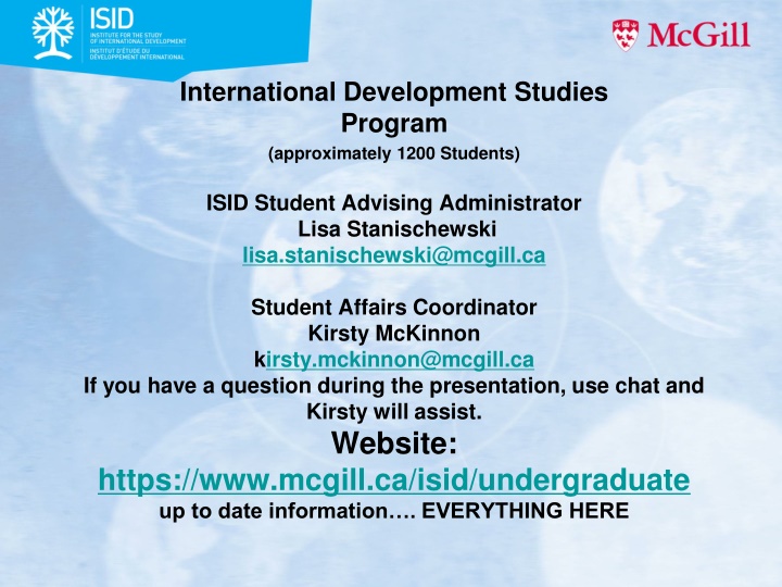 international development studies program