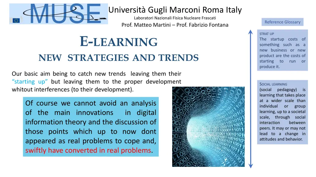 universit gugli marconi roma italy laboratori 1