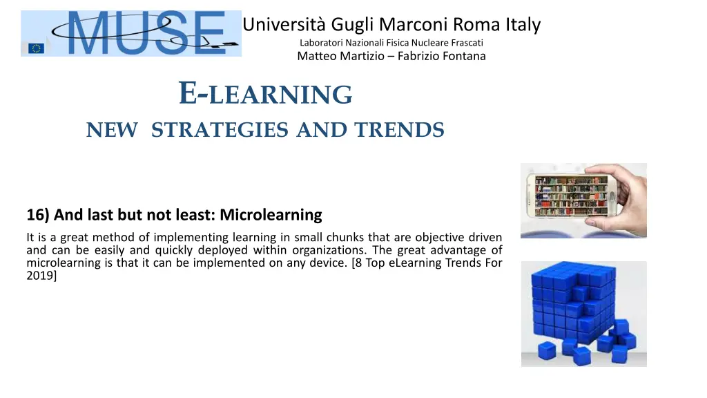 universit gugli marconi roma italy laboratori 25