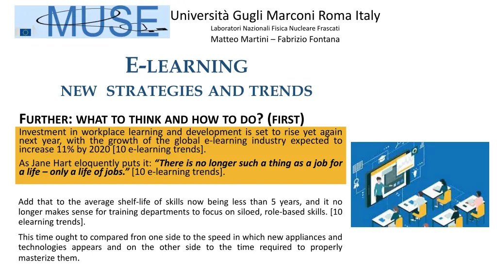 universit gugli marconi roma italy laboratori 9
