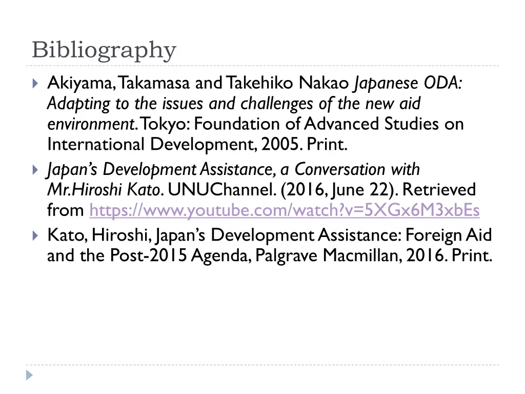bibliography