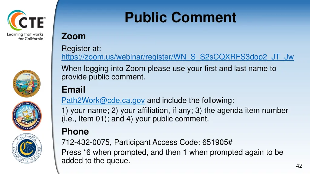 public comment