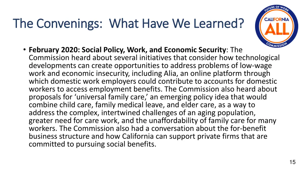 the convenings what have we learned 3