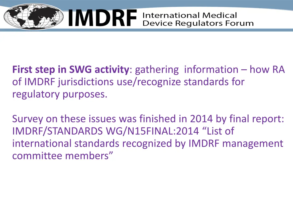 first step in swg activity gathering information