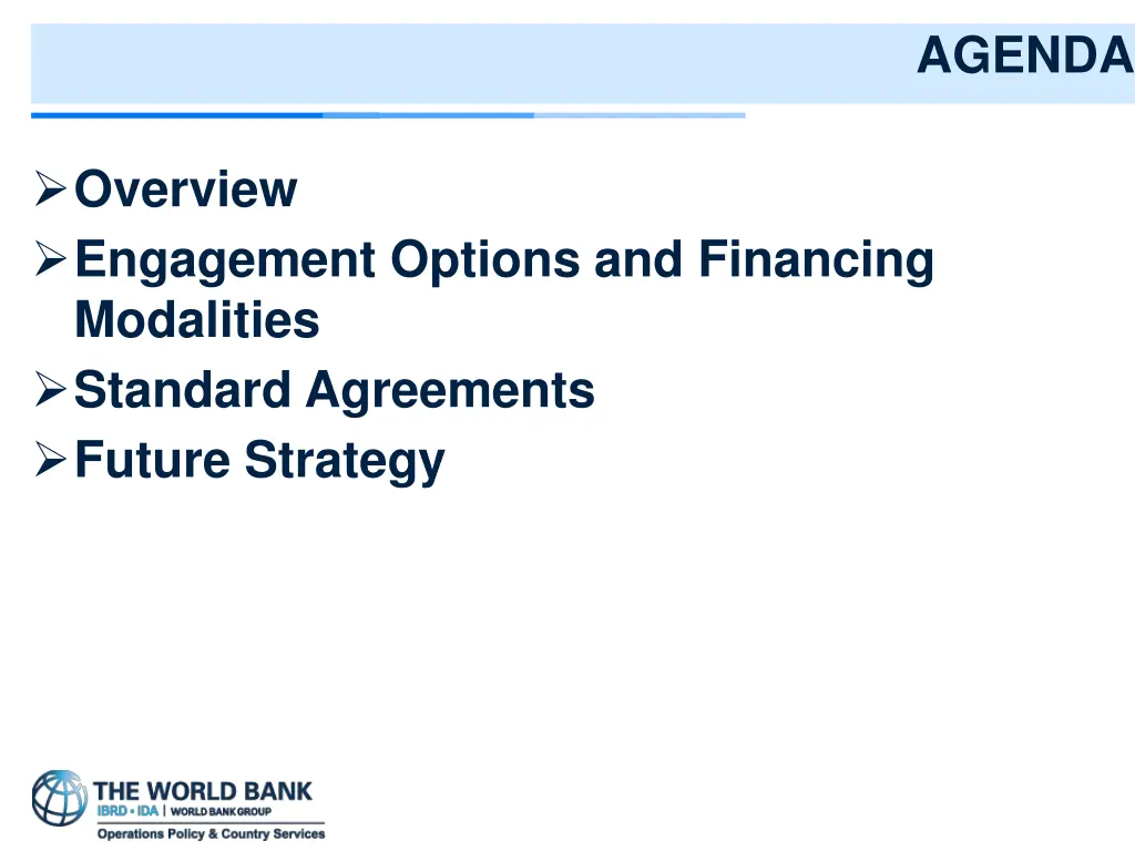 agenda