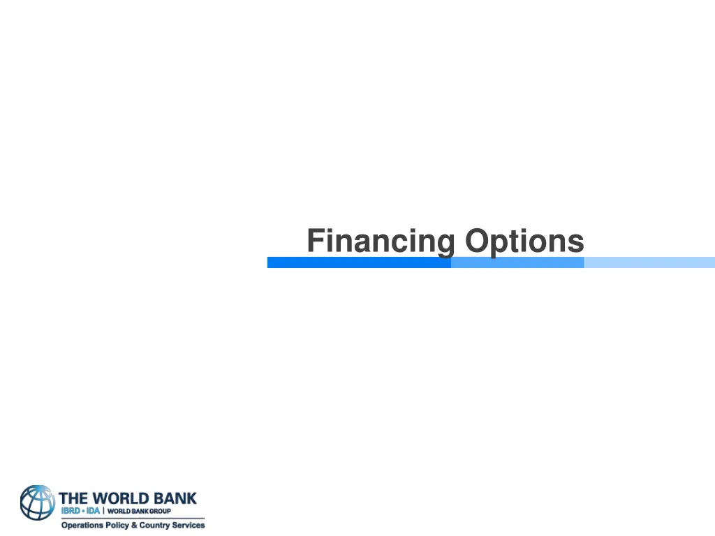 financing options