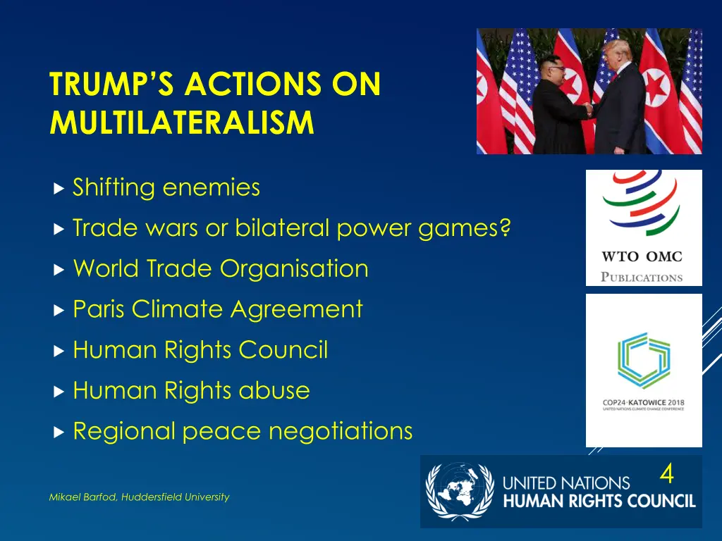 trump s actions on multilateralism