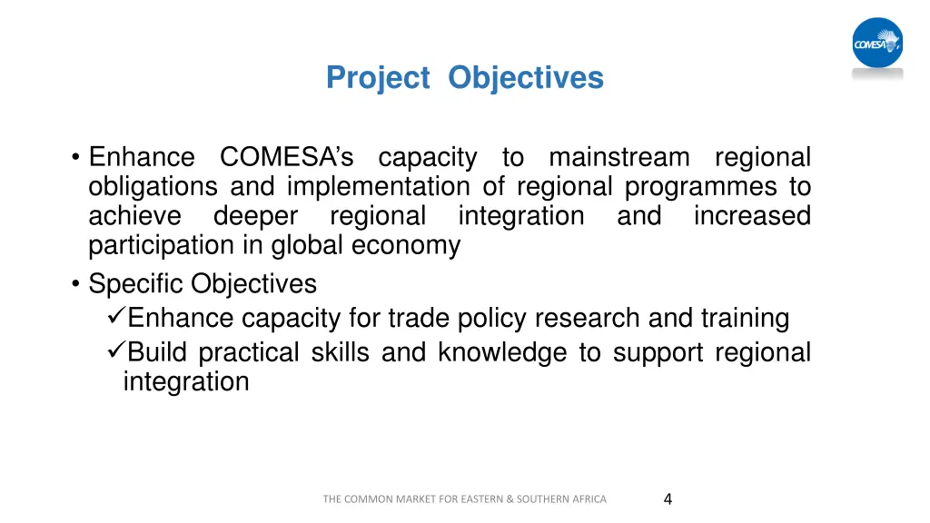 project objectives