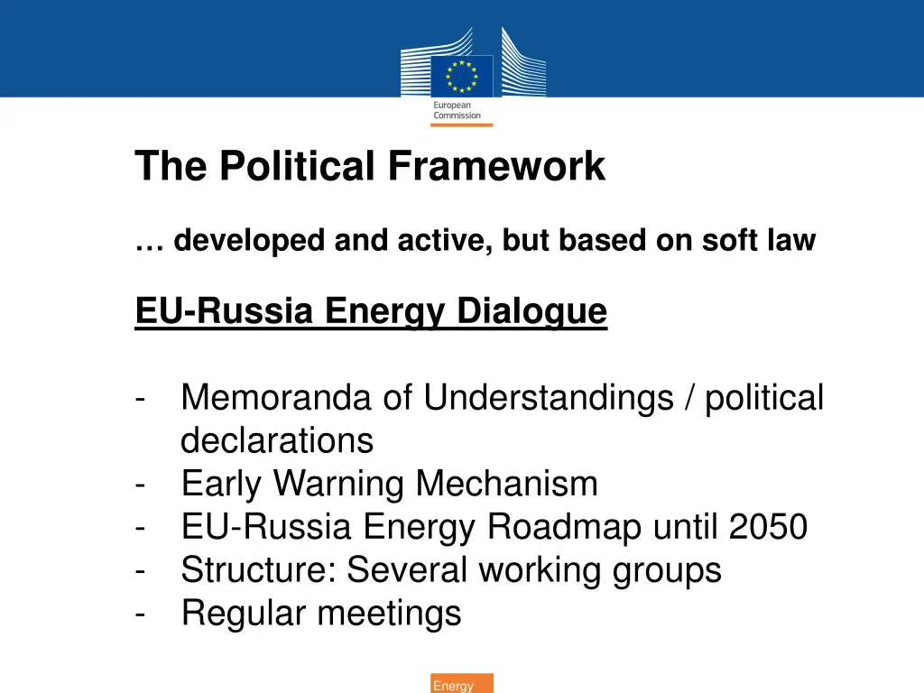 the political framework
