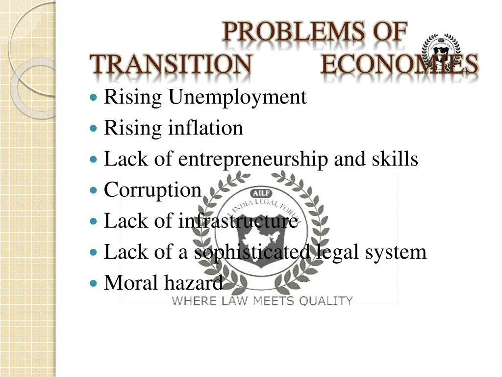 problems of