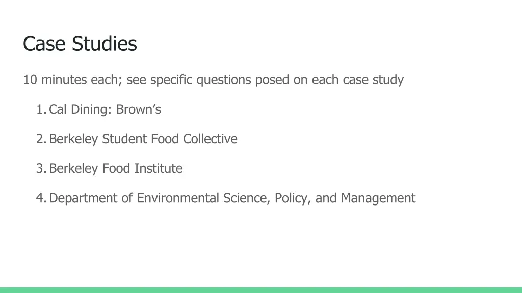 case studies