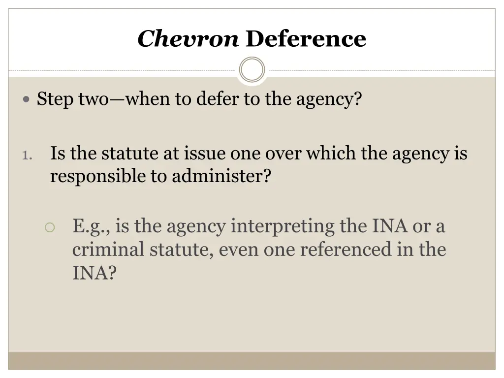 chevron deference 2