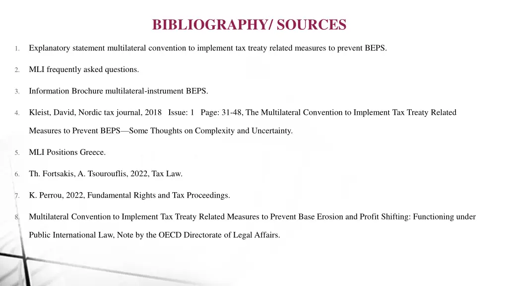bibliography sources