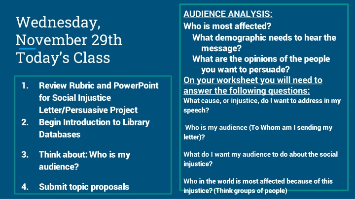 audience analysis who is most affected what