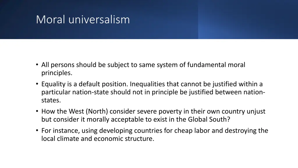 moral universalism