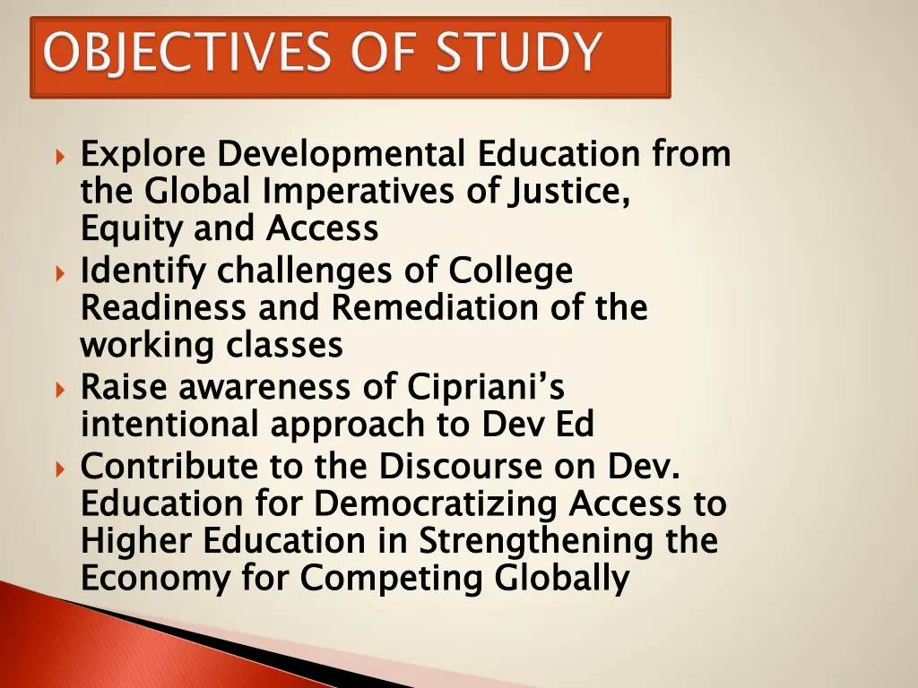 explore developmental the equity and access